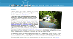 Desktop Screenshot of kingsdownvillagehall.org.uk